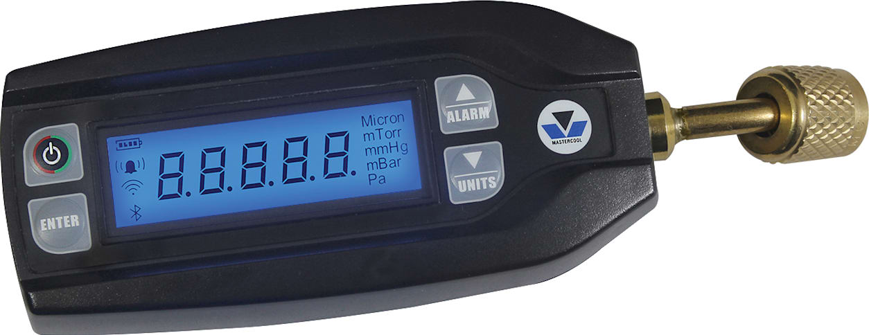 Mastercool 98063-BT - Digital Vacuum Gauge with Bluetooth Wireless Communication