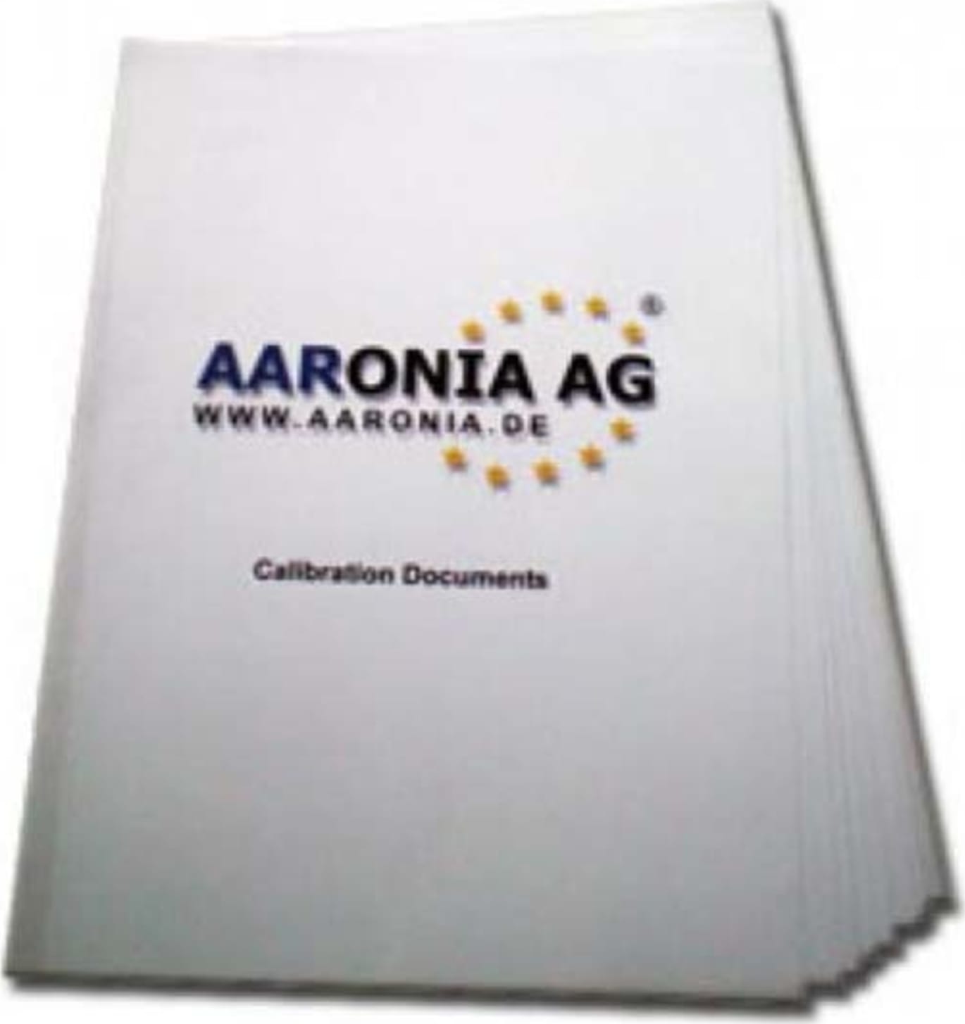 AAronia Calibration Certificate