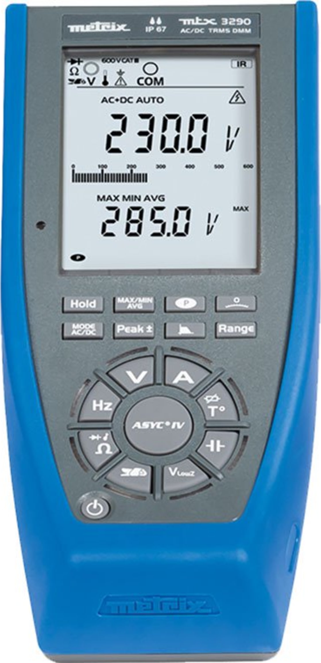 AEMC DMM Model MTX 3290 (ASYC IV, TRMS, 6000-cts, Digital LCD)