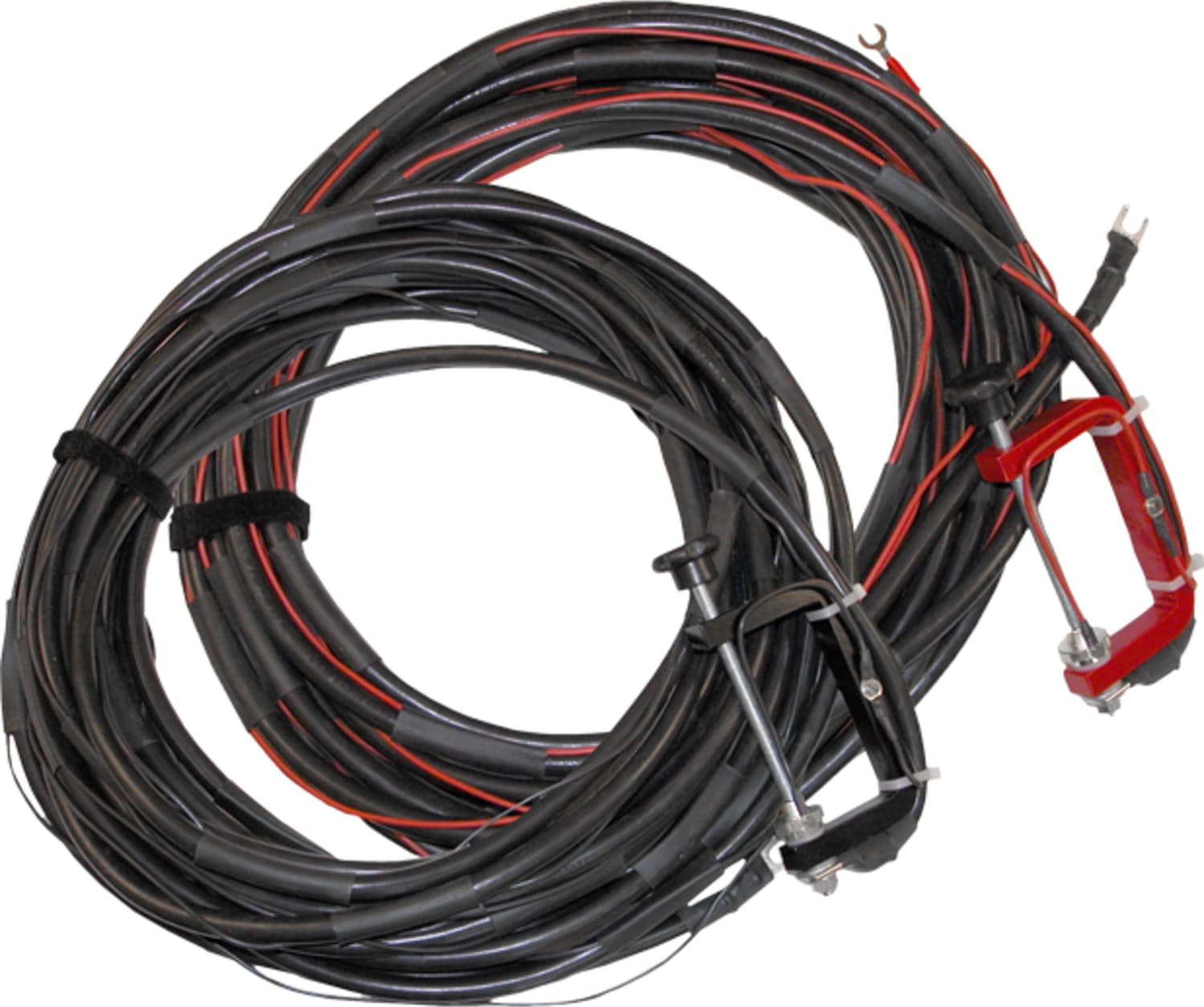 AEMC 2129.87 - Lead, Set of 2, 50ft Color-coded Kelvin Leads with 3" C-Clamp