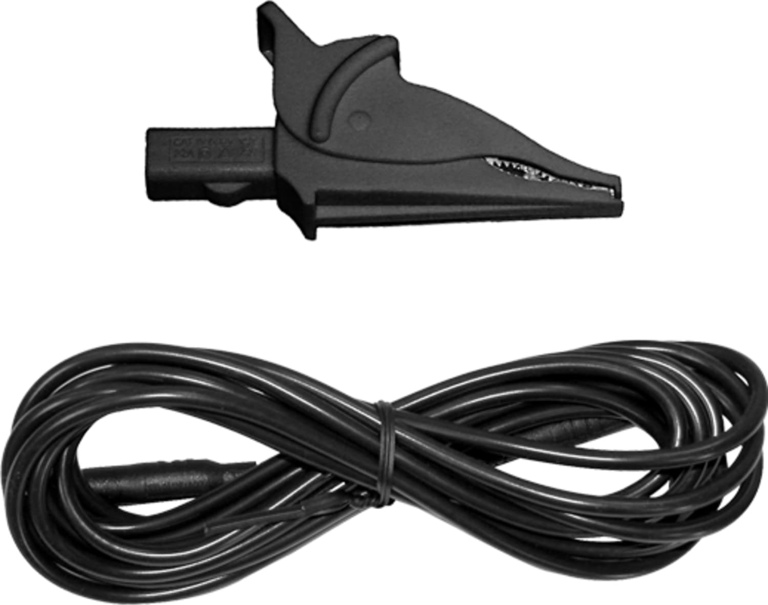 AEMC 2140.44 - Lead, One 10ft (3m Black Lead with Black Alligator Clip