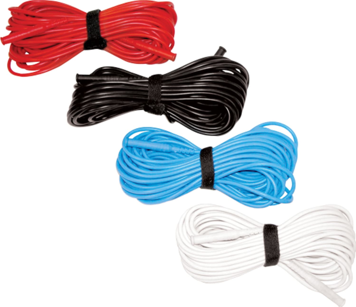 AEMC 2140.61 - Set of 4, Color-Coded Lead (Red, Black, Blue, and White), 30ft
