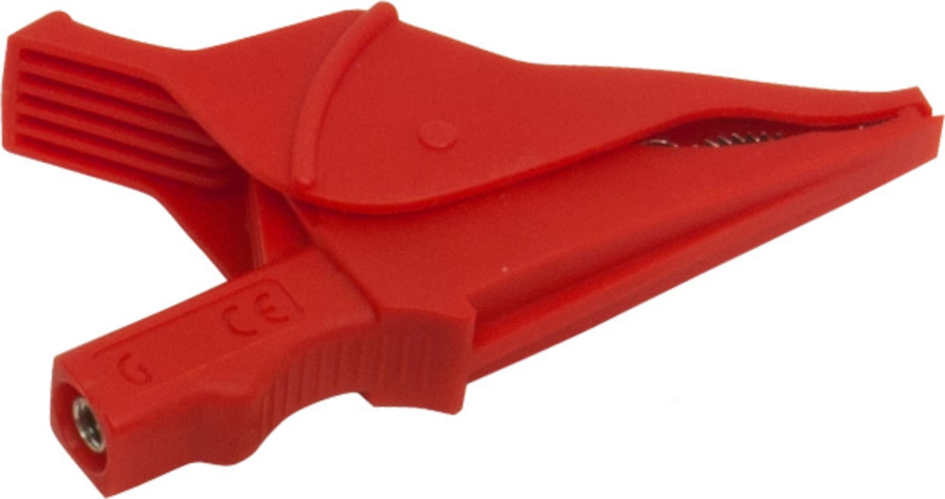 AEMC 5000.72 - Red Clip Screw-On Safety Alligator