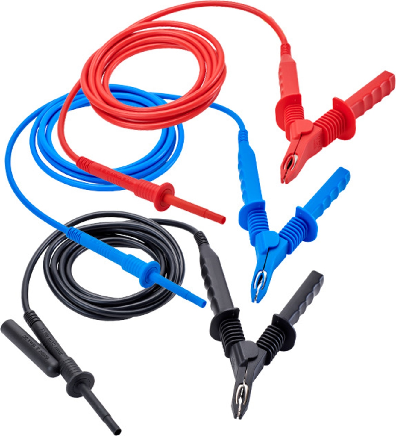 AEMC 2151.38 - Lead Set of 3, 25 ft 15kV Safety Leads w/Clips