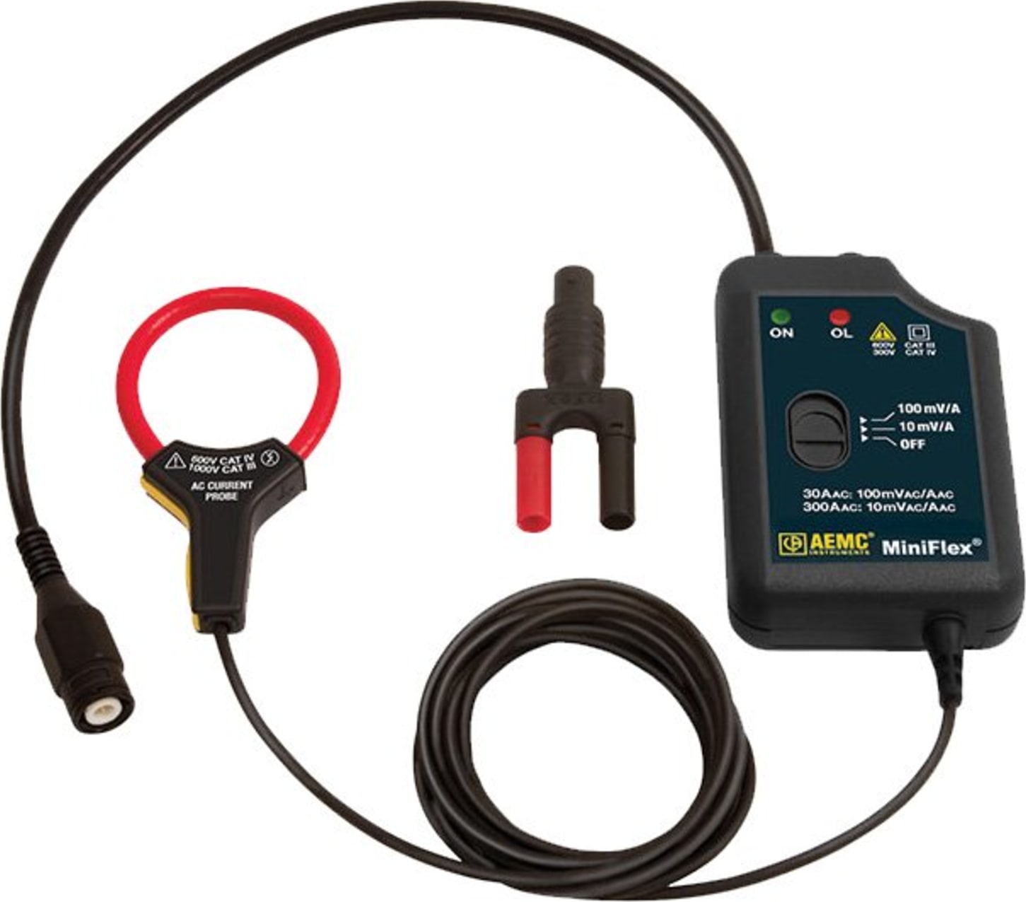 AEMC 3000-14-1-1 MiniFlex Model 3000-14-1-1 with 10 ft BNC Output