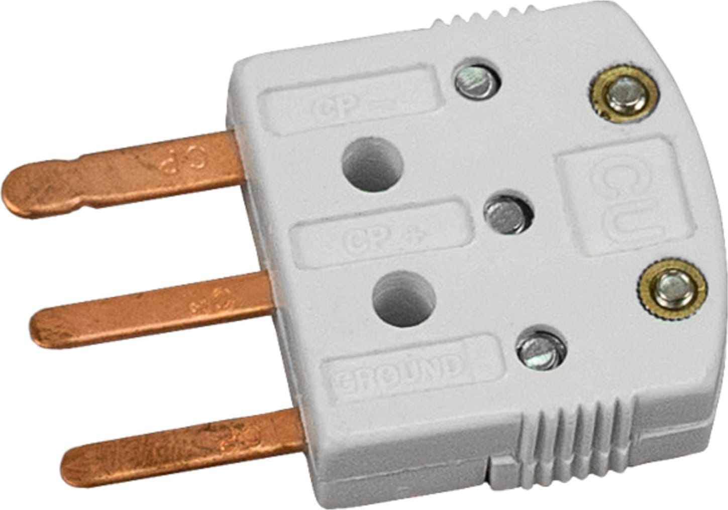 AEMC 5000.82 3-Prong Mini Flat Pin Connector for Thermocouple, RTD