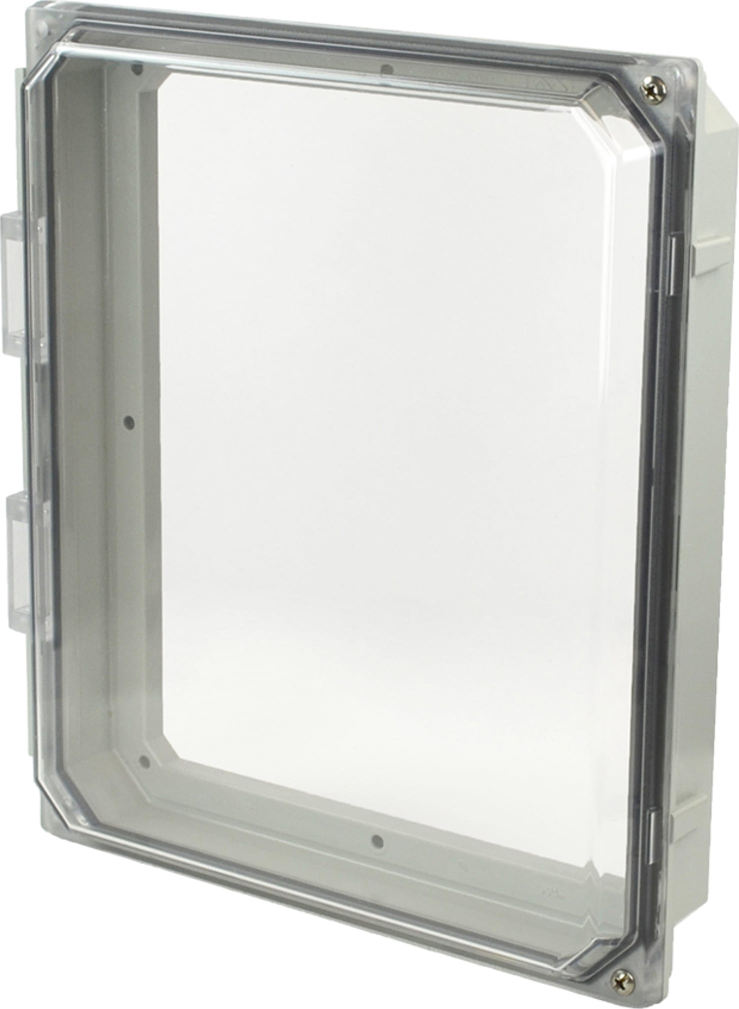 Allied Moulded AMHMI120CCH Hinged 2-Screw Clear Cover 12x10 HMI Cover Kit