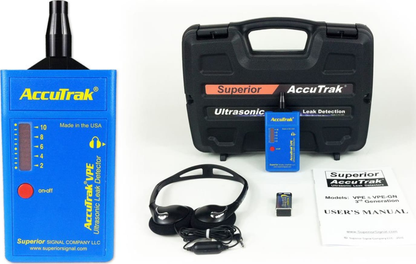 Accutrak VPE Basic Kit Ultrasonic Leak Detector
