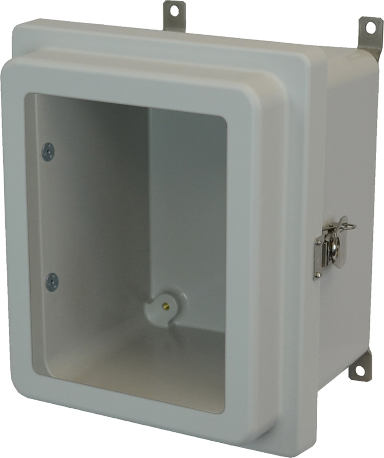 Allied Moulded AM1084RTW 10 x 8 x 4 NEMA 4X Fiberglass Enclosure