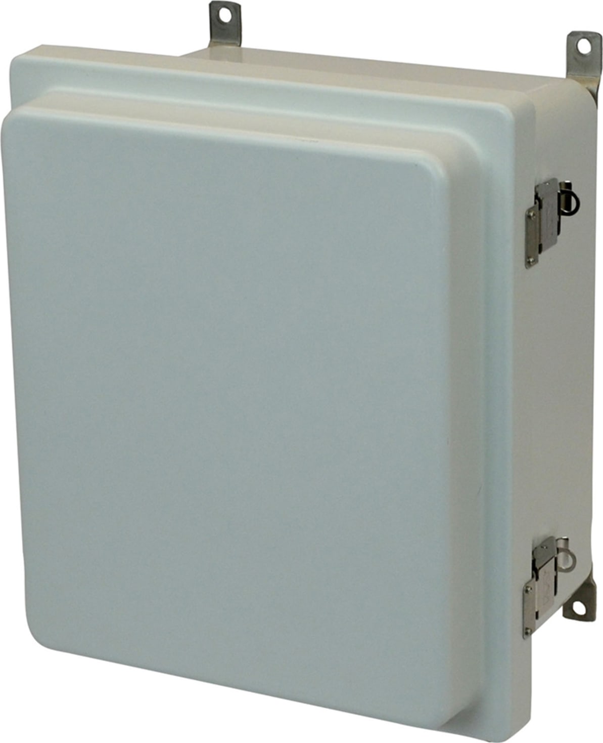 Allied Moulded AM1206RL 12x10x6 NEMA 4X Fiberglass Enclosure