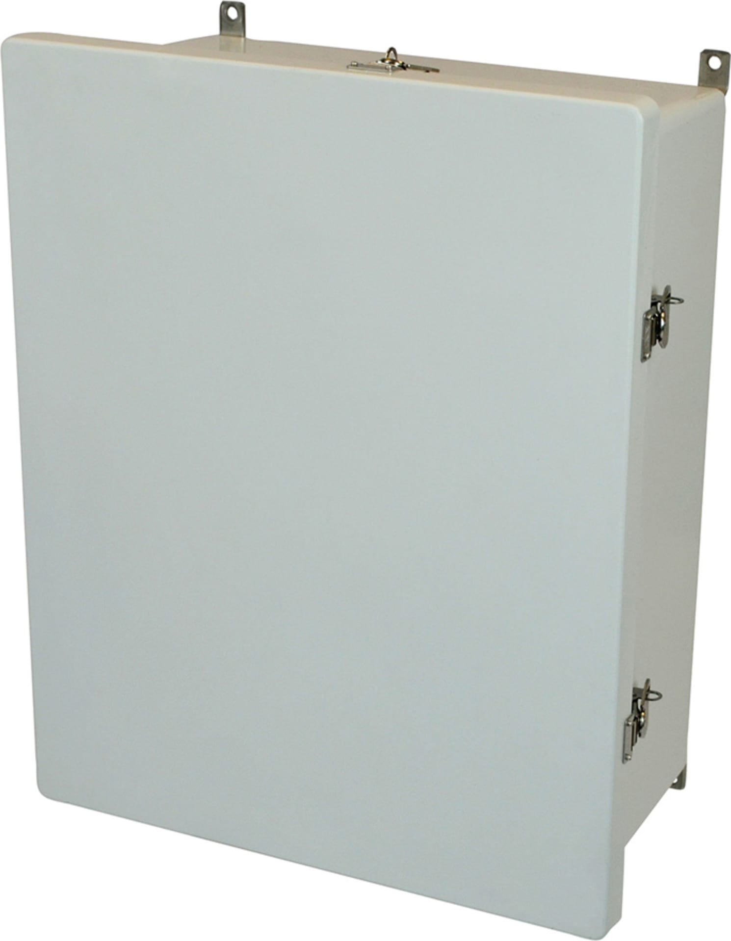 Allied Moulded AM2068T 20x16x8 NEMA 4X Fiberglass Enclosure with Twist Latch Hinged Cover