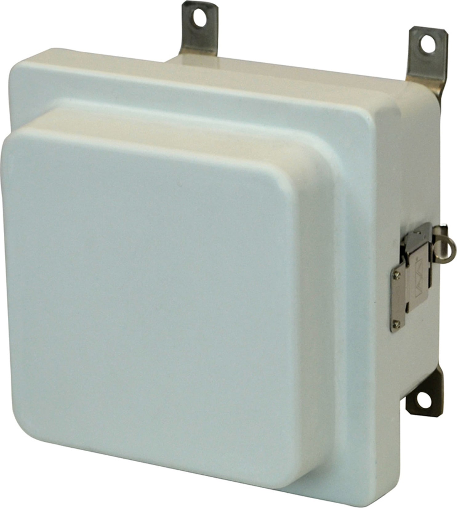Allied Moulded AM664RL 6x6x4 NEMA 4X Fiberglass Enclosure