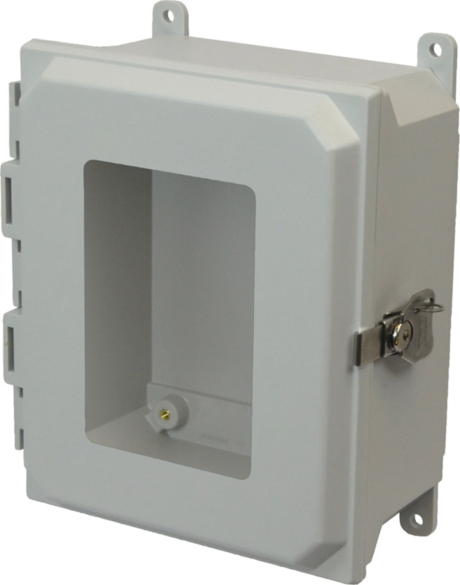 Allied Moulded AMU1084TW 10x8x4 NEMA 4X Fiberglass Enclosure