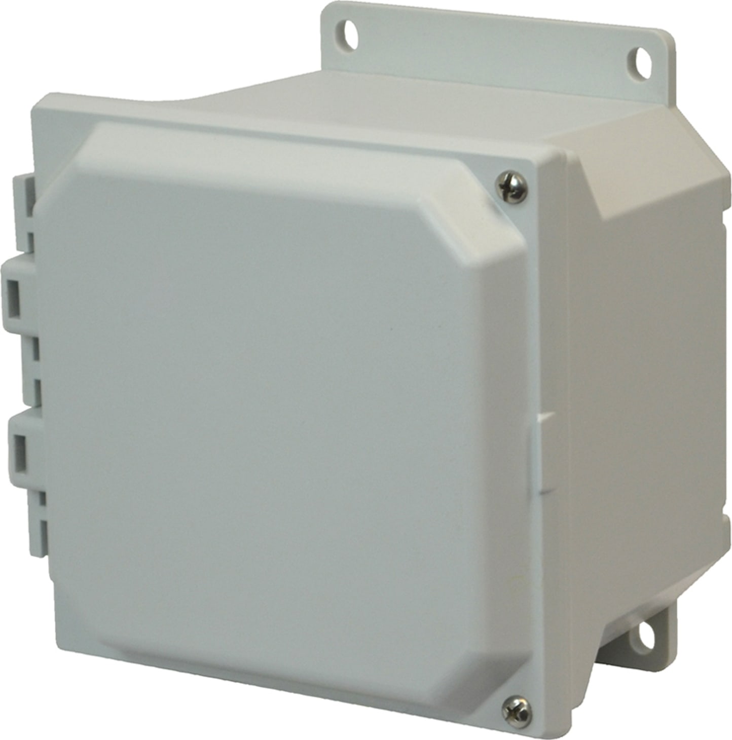 Allied Moulded AMU664HF Hinged 2-Screw Solid Opaque Cover Wall Mount Enclosure Assembly