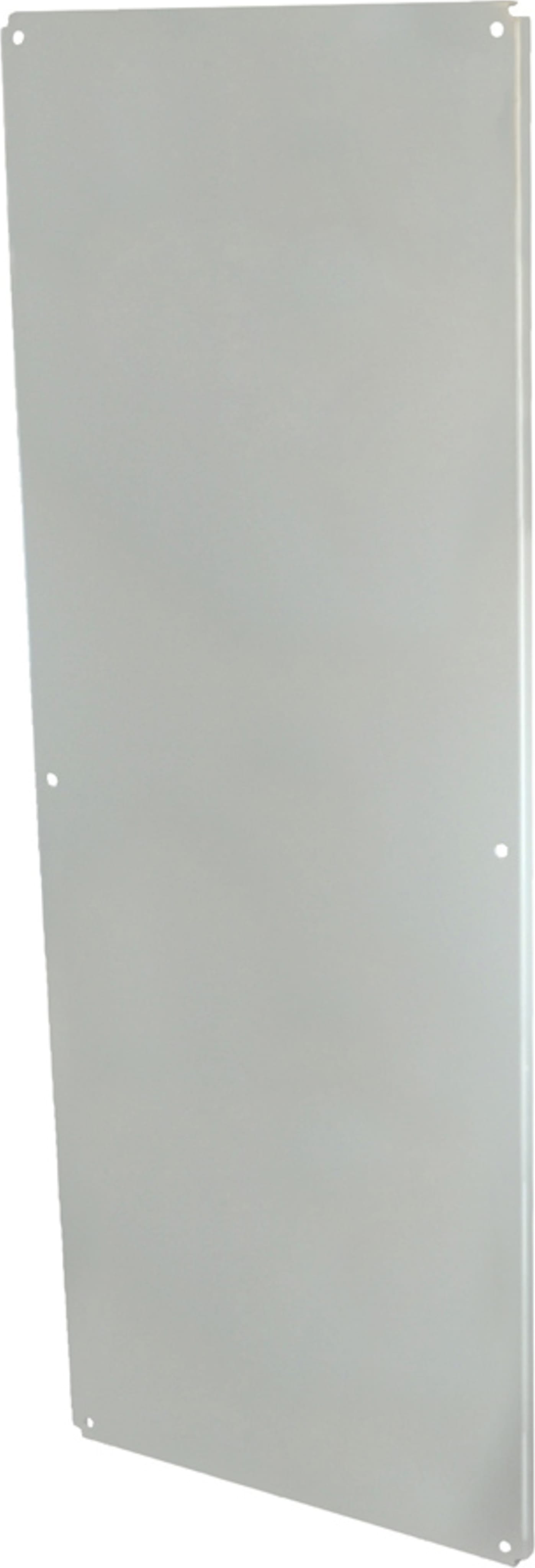 Allied Moulded White Painted Carbon Steel Enclosure Back Panel