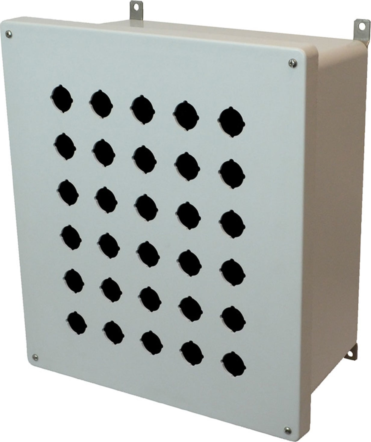 Allied Moulded AM1648P30 Lift-Off 4-Screw Solid/Opaque Cover (30 x 30.5 mm PB Hole Size) 