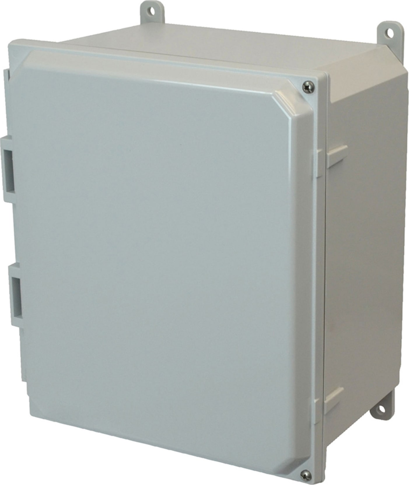 Allied Moulded AMP1426H Hinged 2-Screw Solid/Opaque Cover Wall Mount Enclosure Assembly