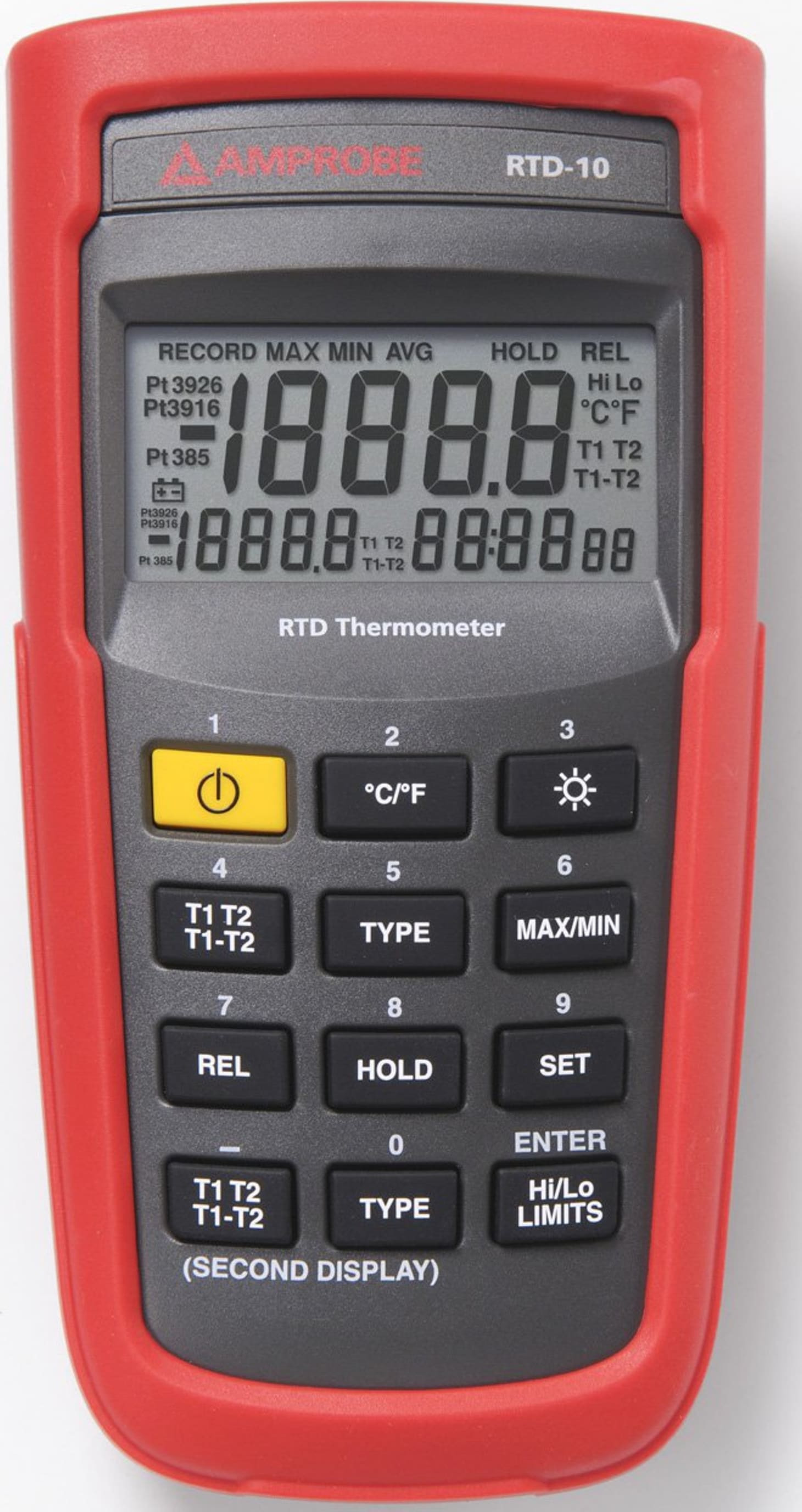Amprobe RTD-10 Dual Input Digital RTD Thermometer