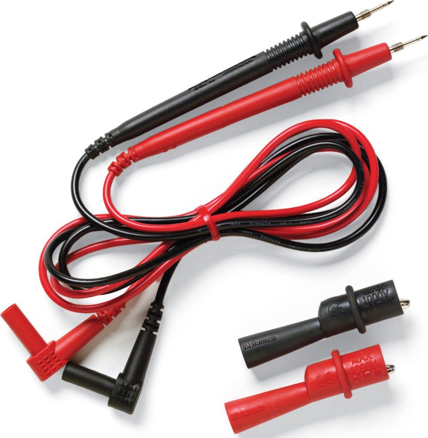 Amprobe TL36A Test Lead set with Threaded Alligator Clips
