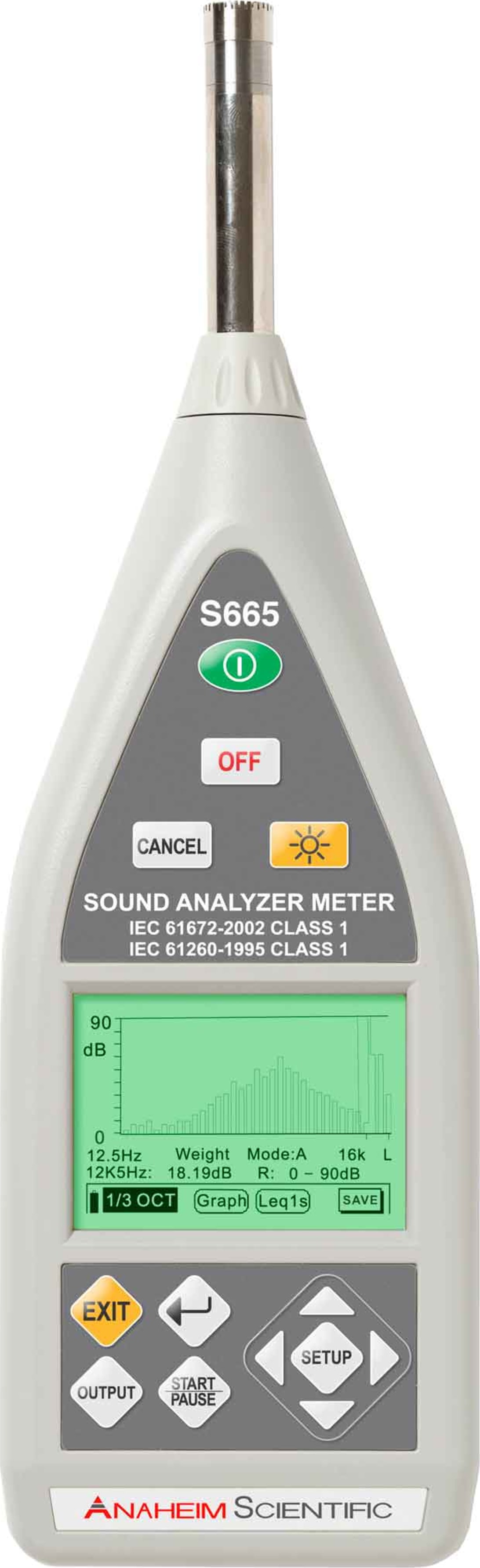 Anaheim S665 Class 1 Integrating Sound Analyzer Meter