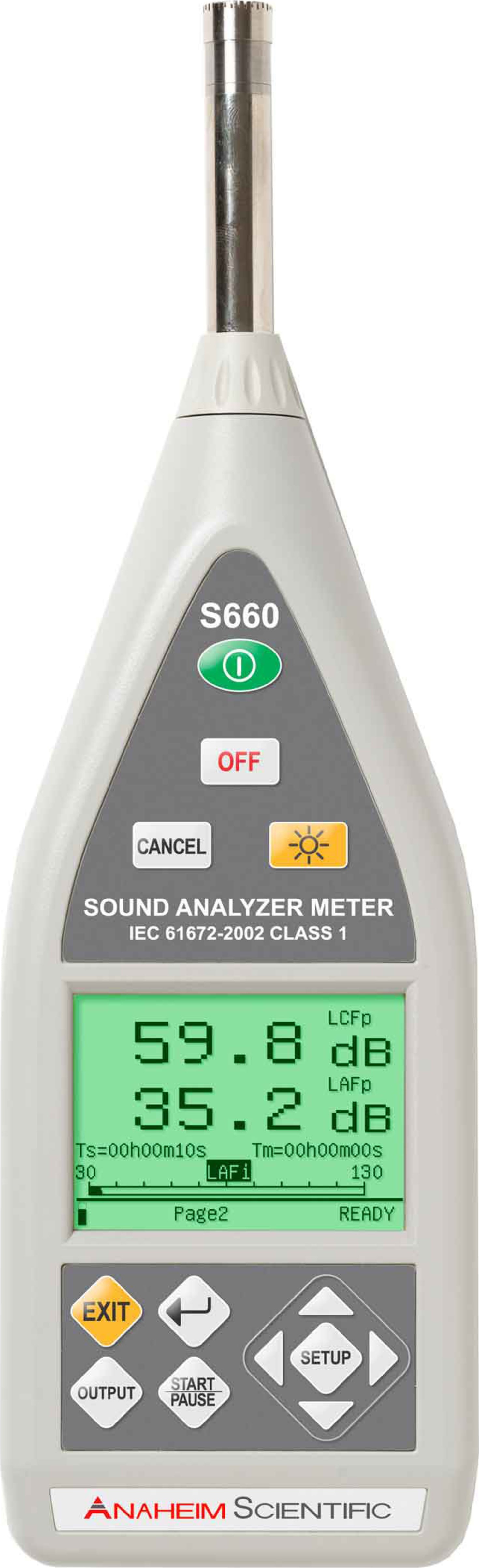 Anaheim Scientific S660 Class 1 Sound Analyzer