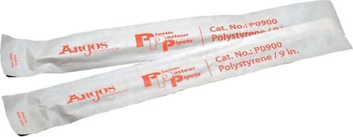 Argos 04395-12 Sterile Plastic Pasteur Pipettes