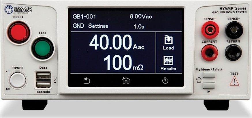 Associated Research - HYAMP Ground Bond Tester