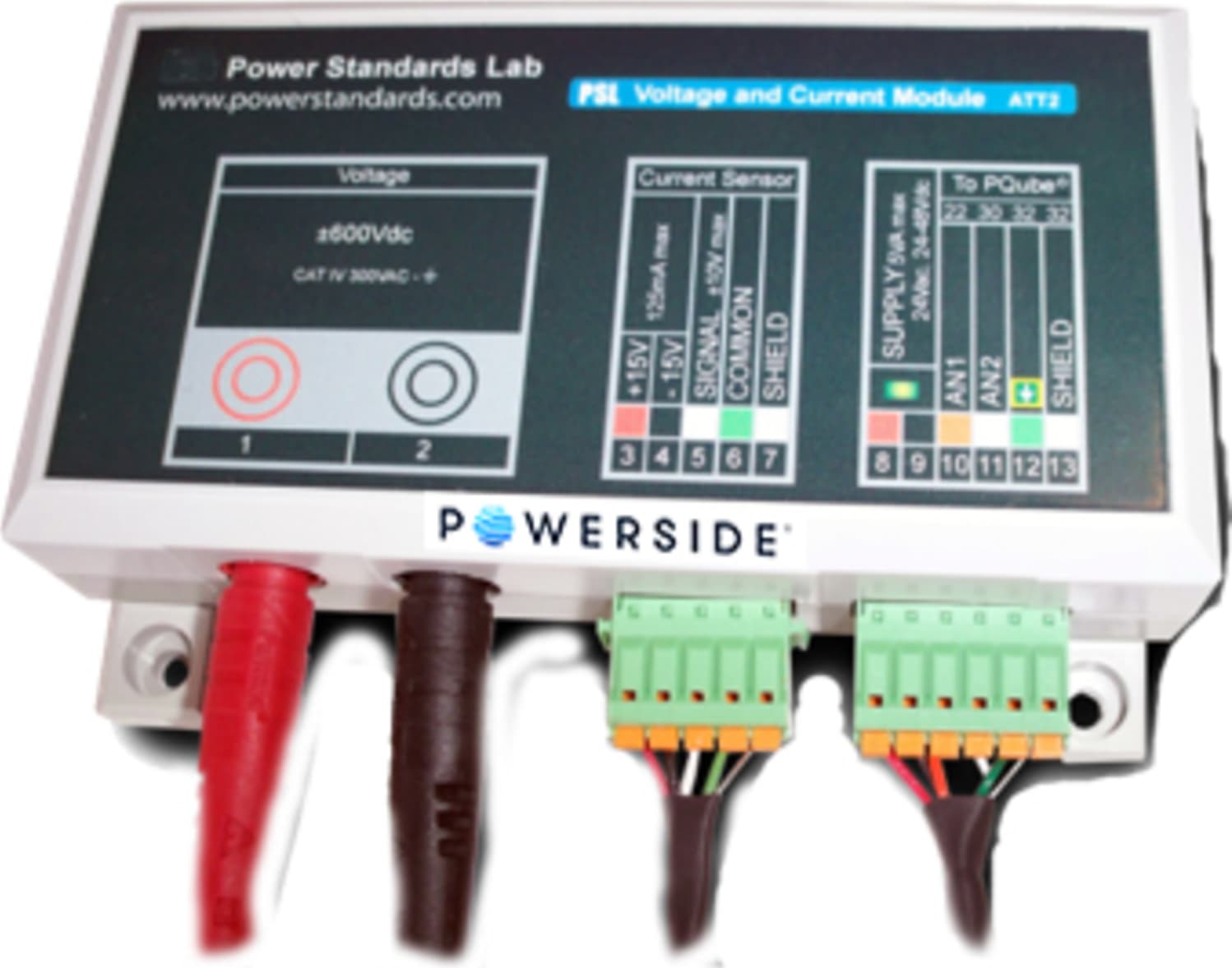 Powerside - ATT2-600V-1200V-DC Voltage Current Attenuator