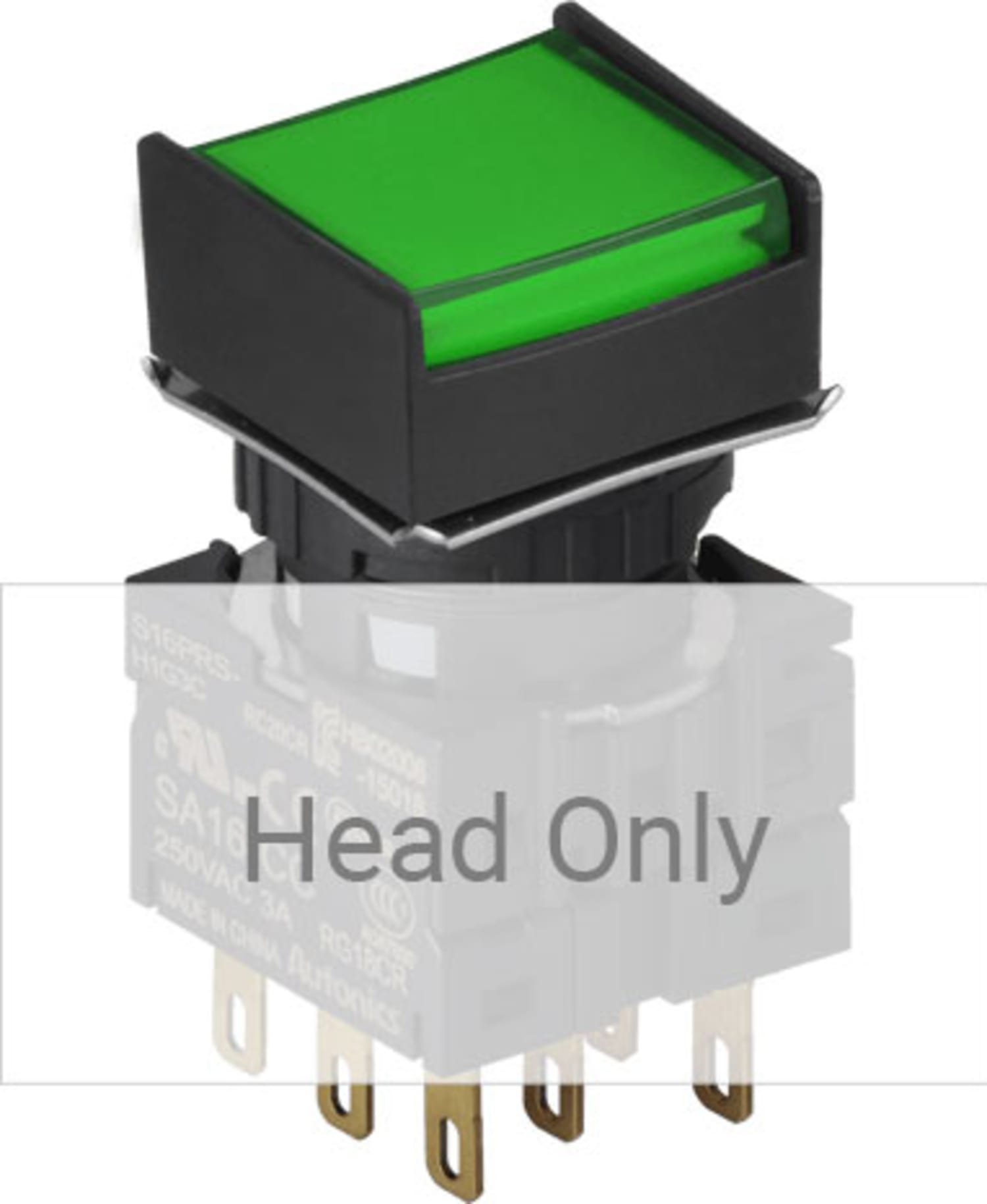 Autonics S16PRS Series Square Type Push Button (Head Only)