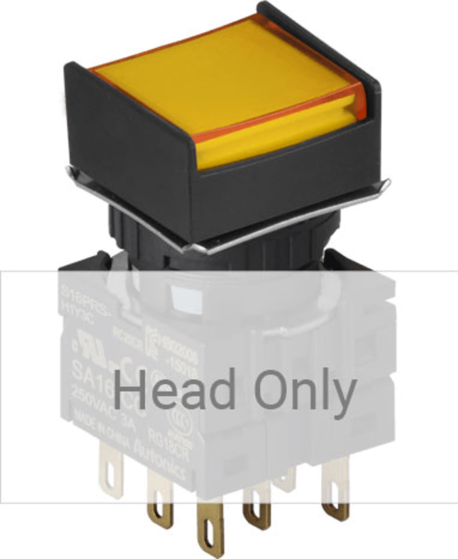 Autonics S16PRS Series Square Type Push Button (Head Only)