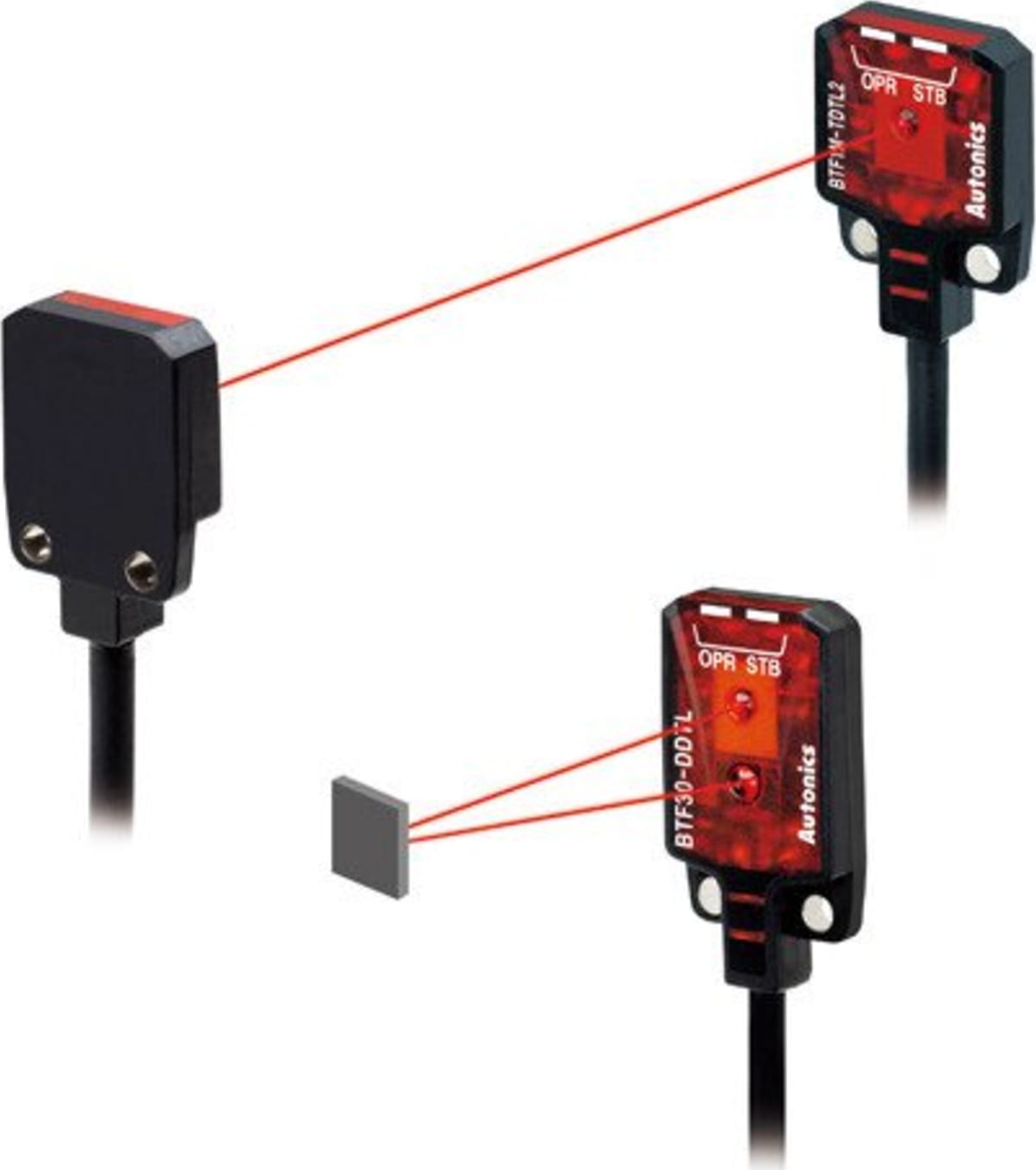 Autonics BTF Series Ultra-Slim and Amplifier Built-in Type Photoelectric Sensor