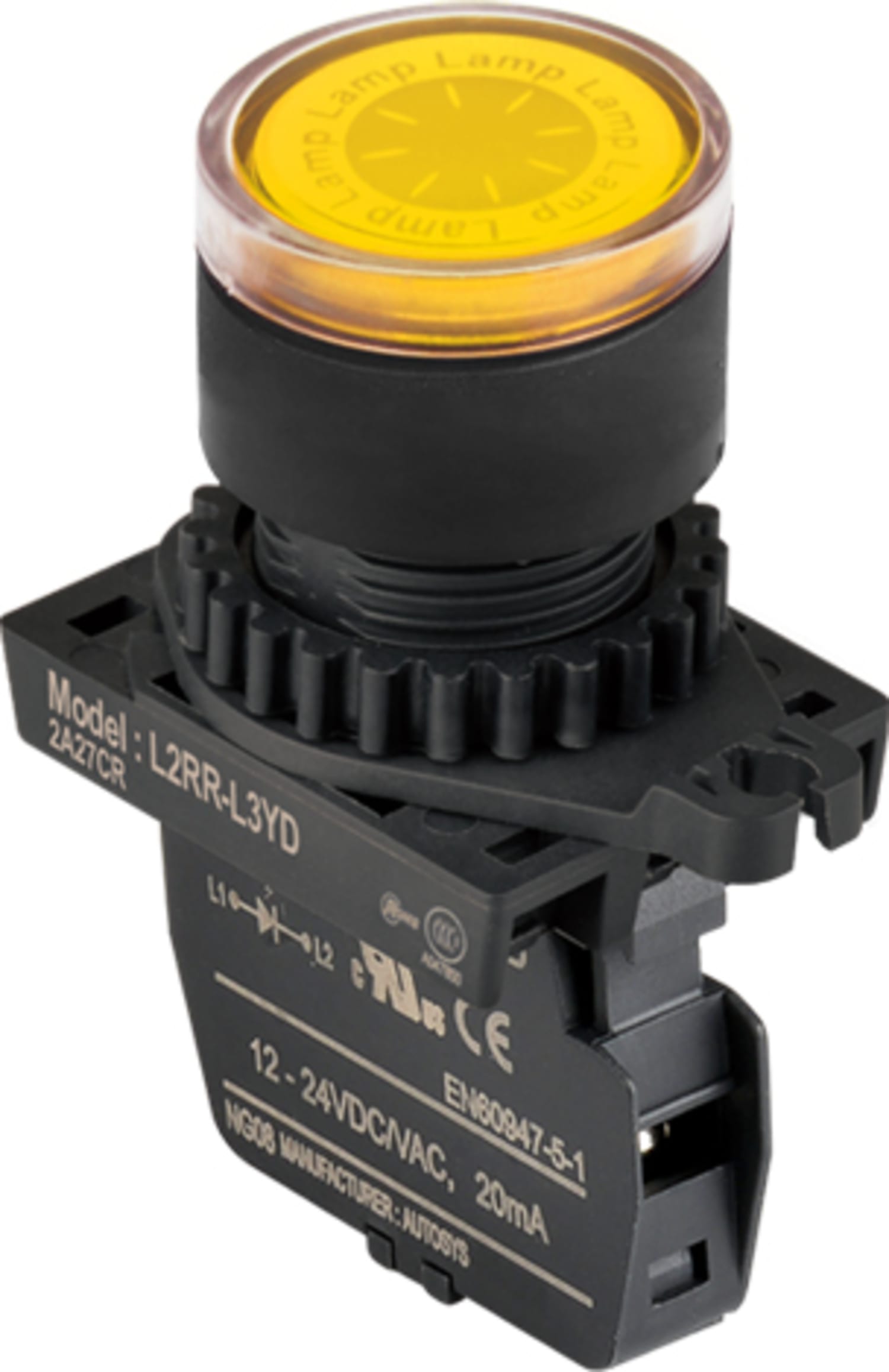Autonics L2RR-L3YD Pilot Lights Flat Head