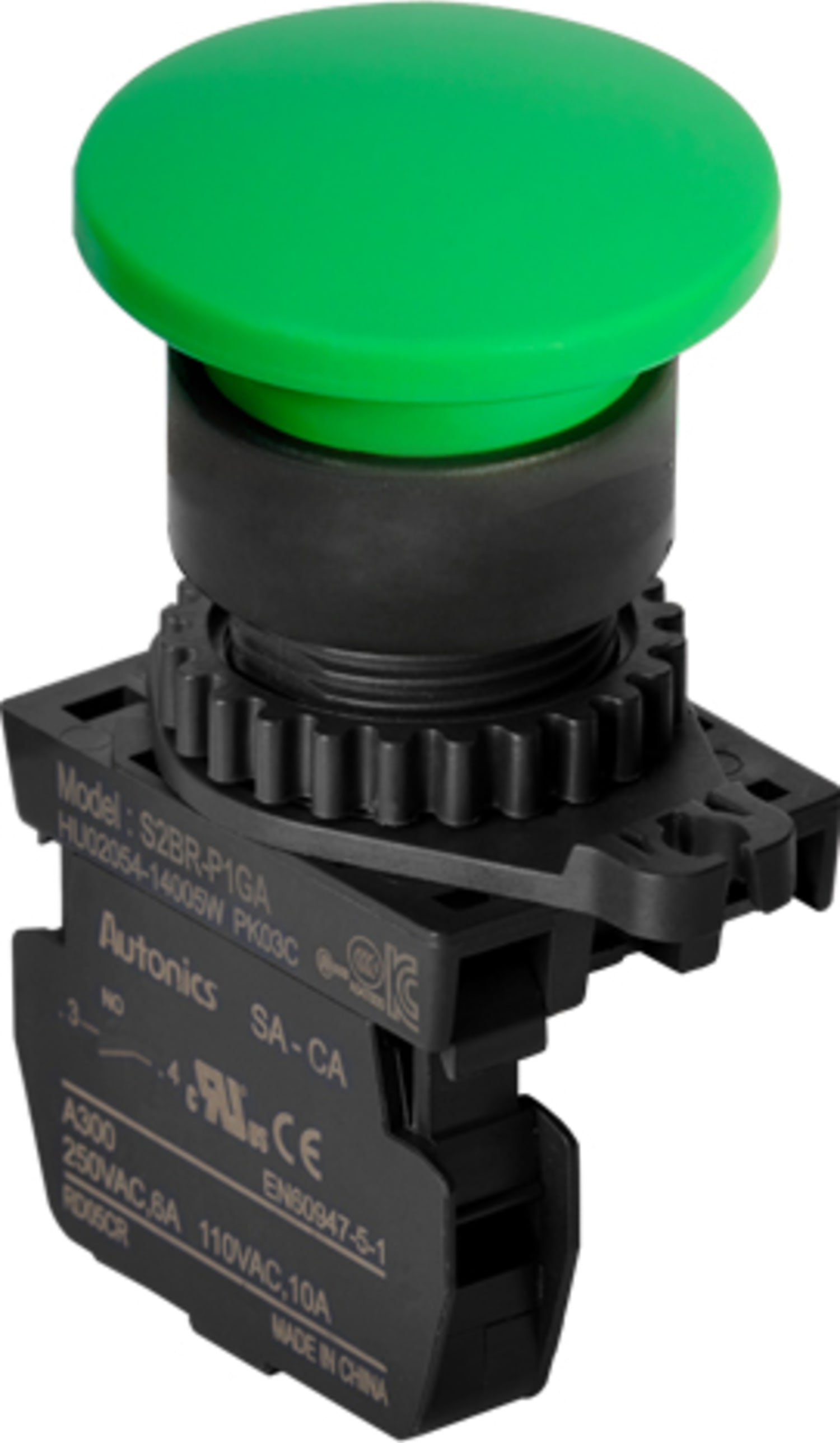 Autonics S2BR-P1GAM 22-25 mm Mushroom-Head Push Button Switches