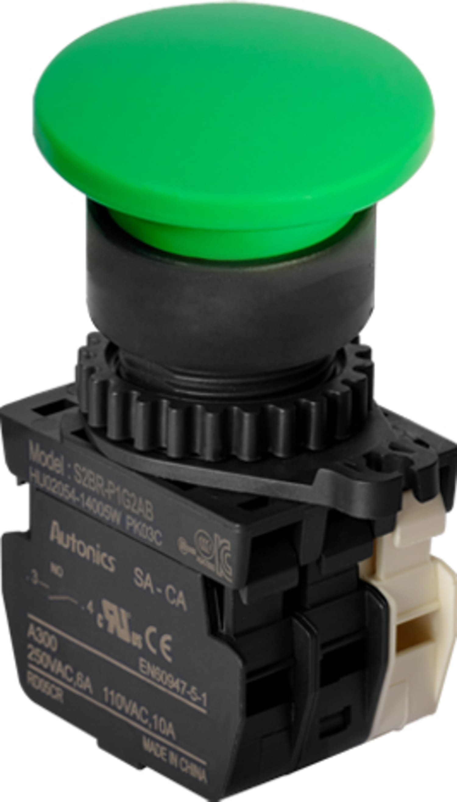 Autonics S2BR-P2AB 22-25 mm Mushroom-Head Push Button Switches