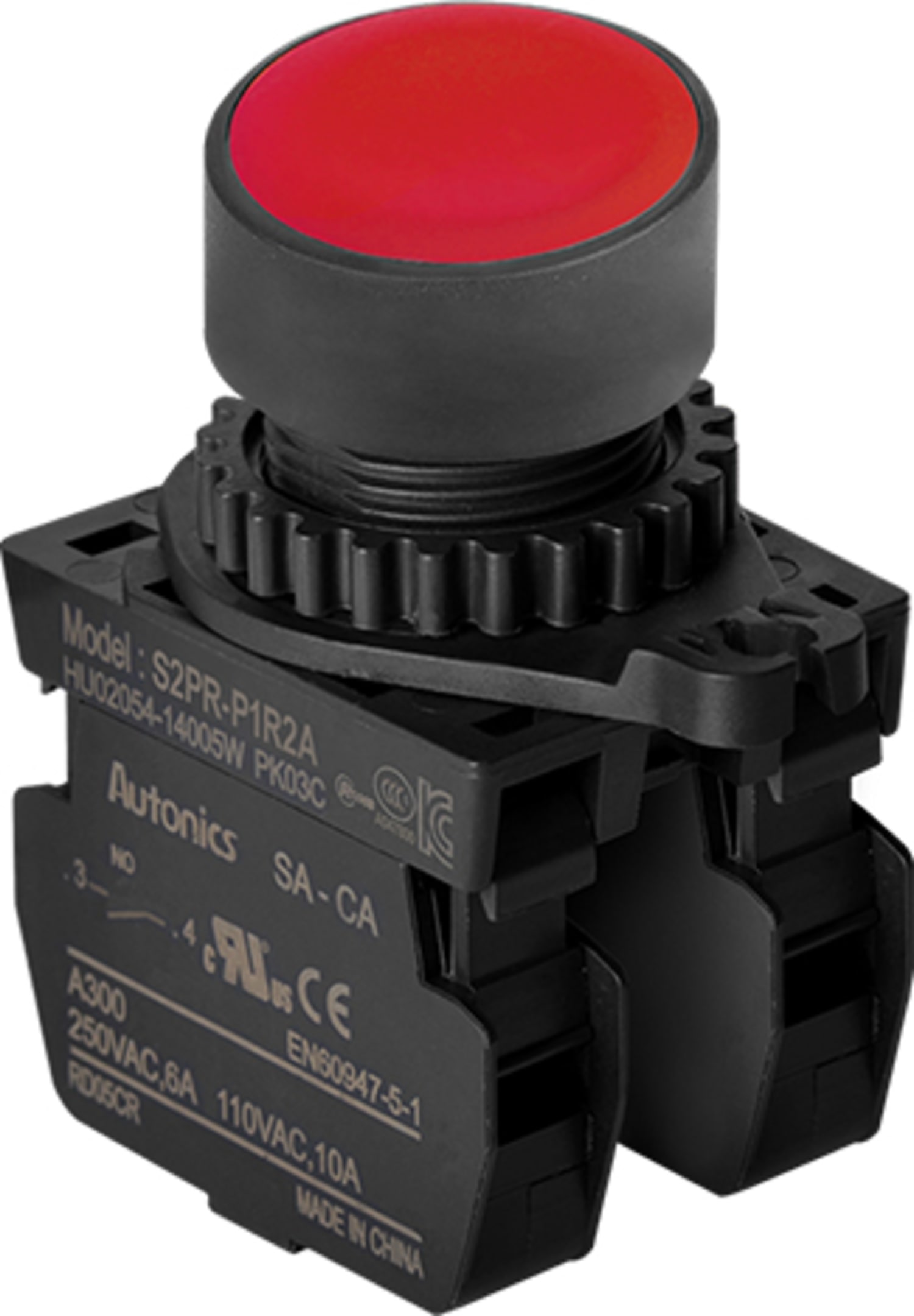 Autonics S2PR-P1R2A 22-25 mm Push Button Switches