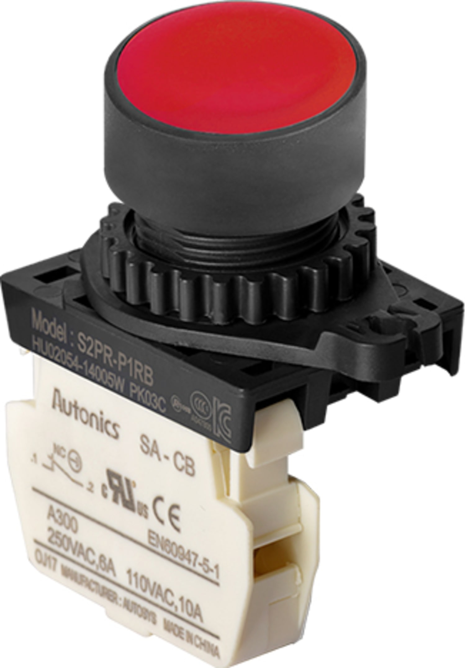 Autonics S2PR-P1RB 22-25 mm Push Button Switches