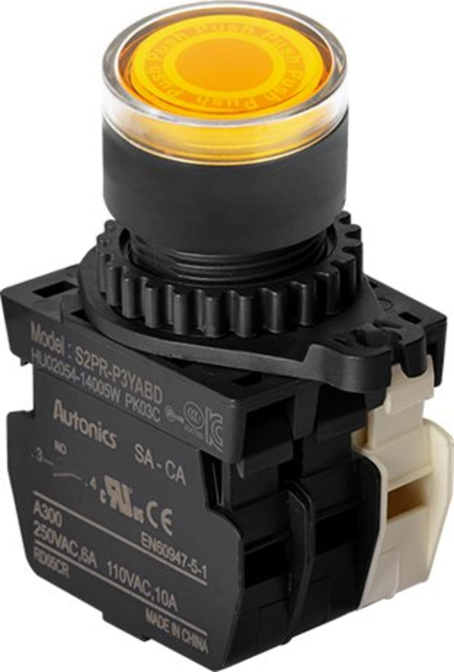 Autonics S2PR-P3YABL 22-25 mm Push Button Switches