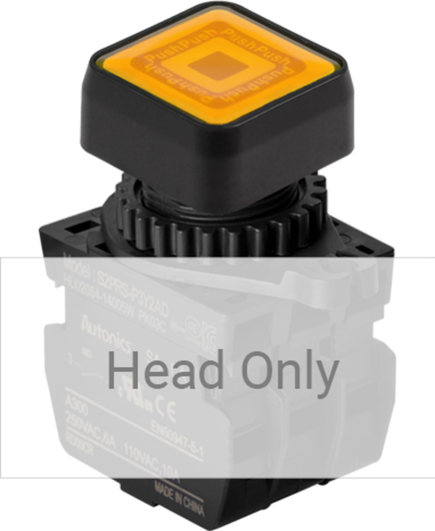 Autonics S2PRS-P3Y 22-25 mm Push Button Switches - Head Only