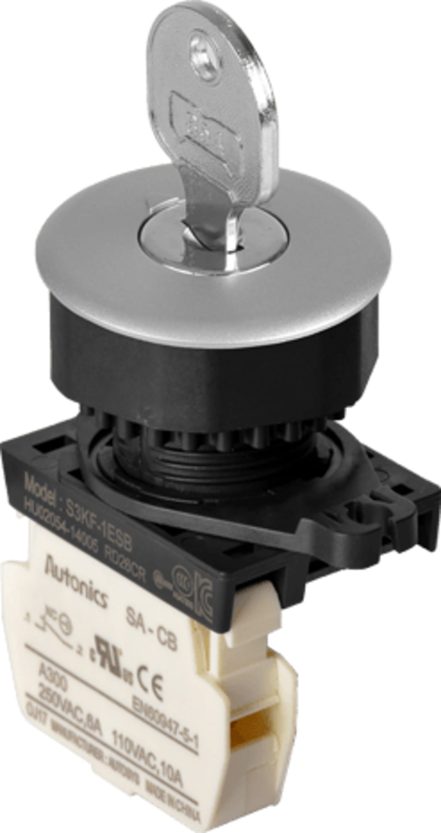 Autonics S3KF-1ESB - 30 mm Key Selector Switches