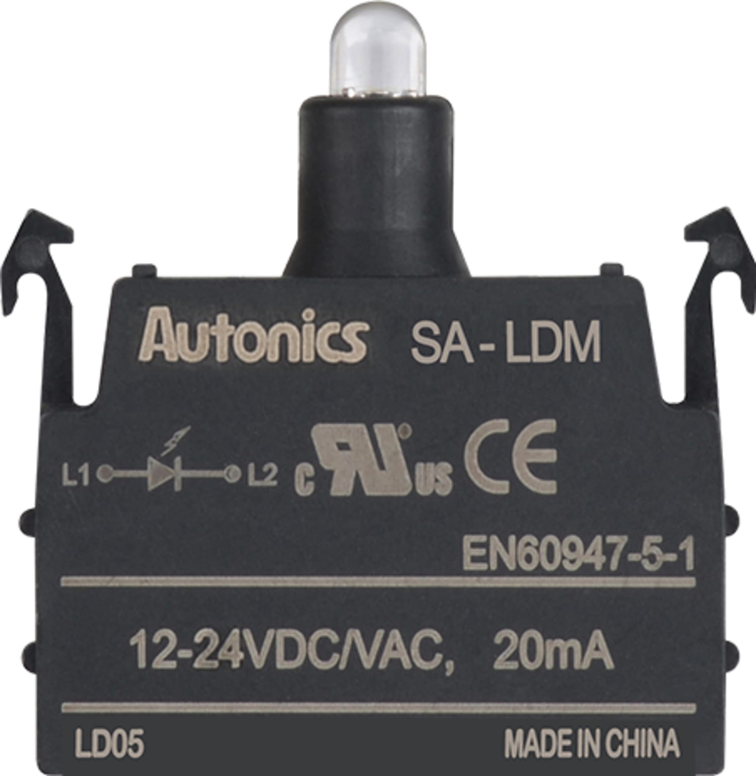 Autonics SA-LDR LED Blocks for 22-25, 30, 30 mm Control Switches