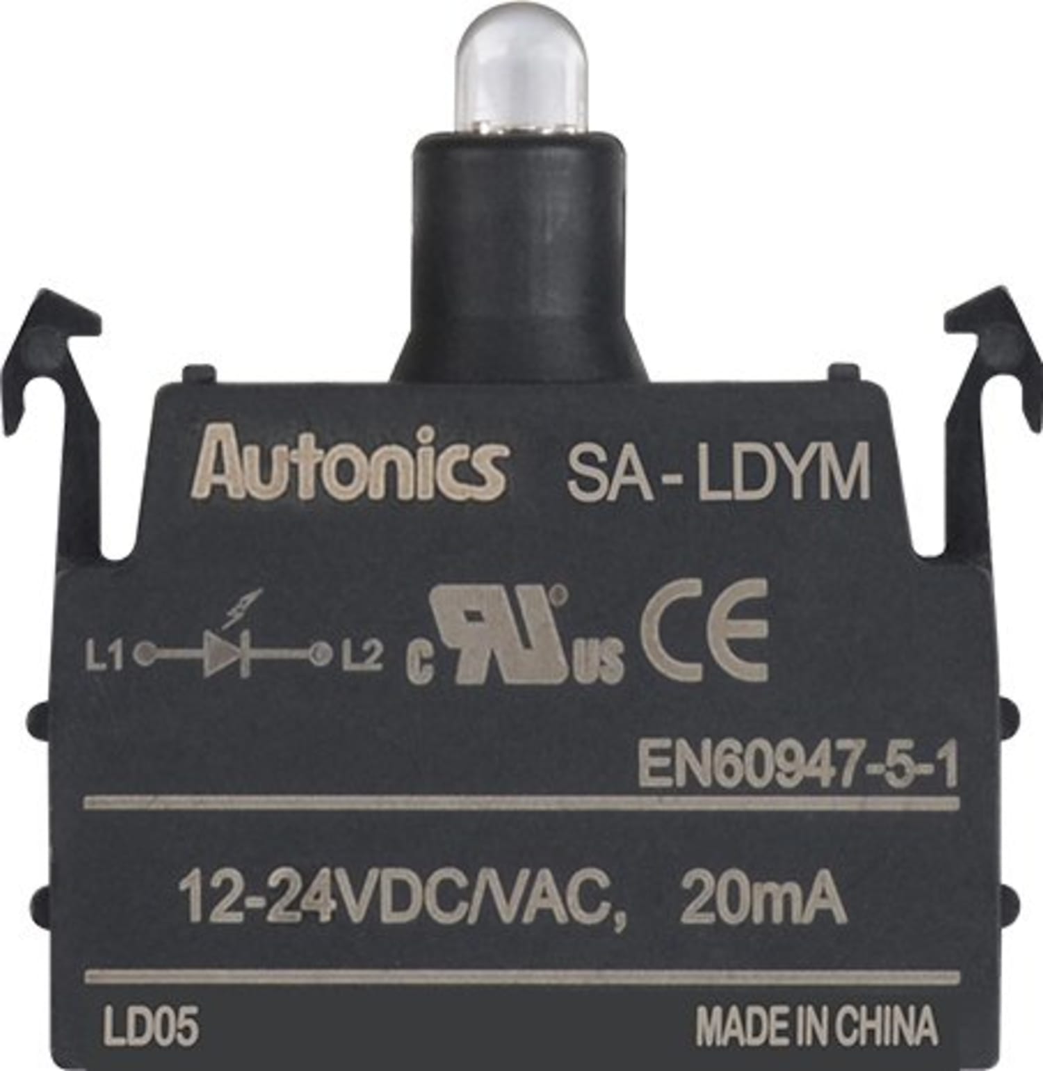 Autonics SA-LDYM LED Blocks for 22-25, 30, 30 mm Control Switches
