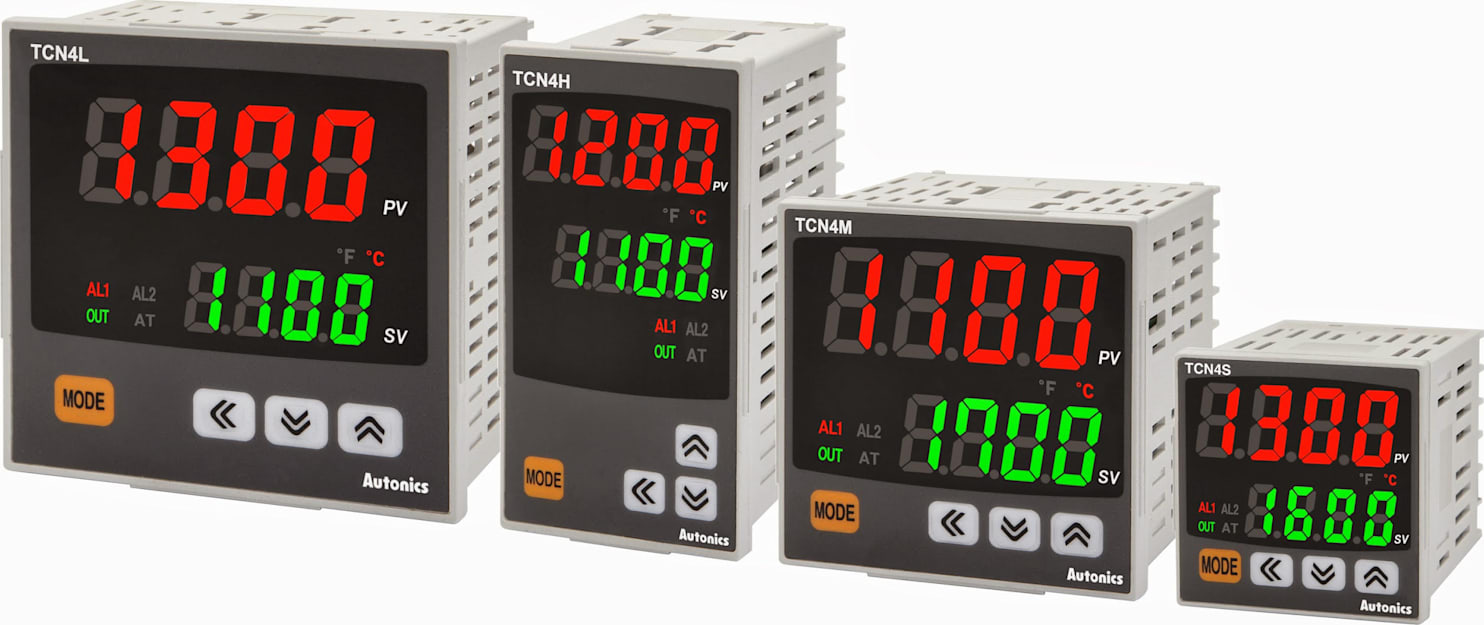 Autonics Dual Display, PID Control Temperature Controller TCN Series