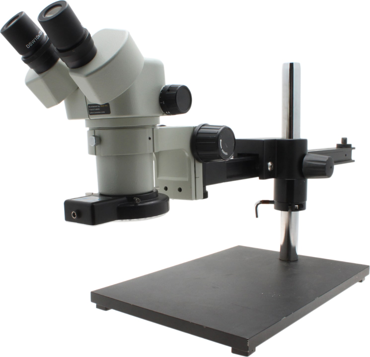 Aven Tools DSZ-70-556-211 - DSZ-70 Stereo Zoom Binocular Microscope On Ultra Glide Boom Stand with Integrated LED Light