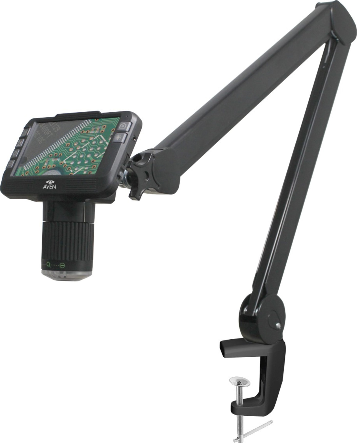 Aven Tools 26700-220-559  Mighty Scope ClearVue Digital Microscope and 34-inch Spring Balanced Arm with Table Clamp
