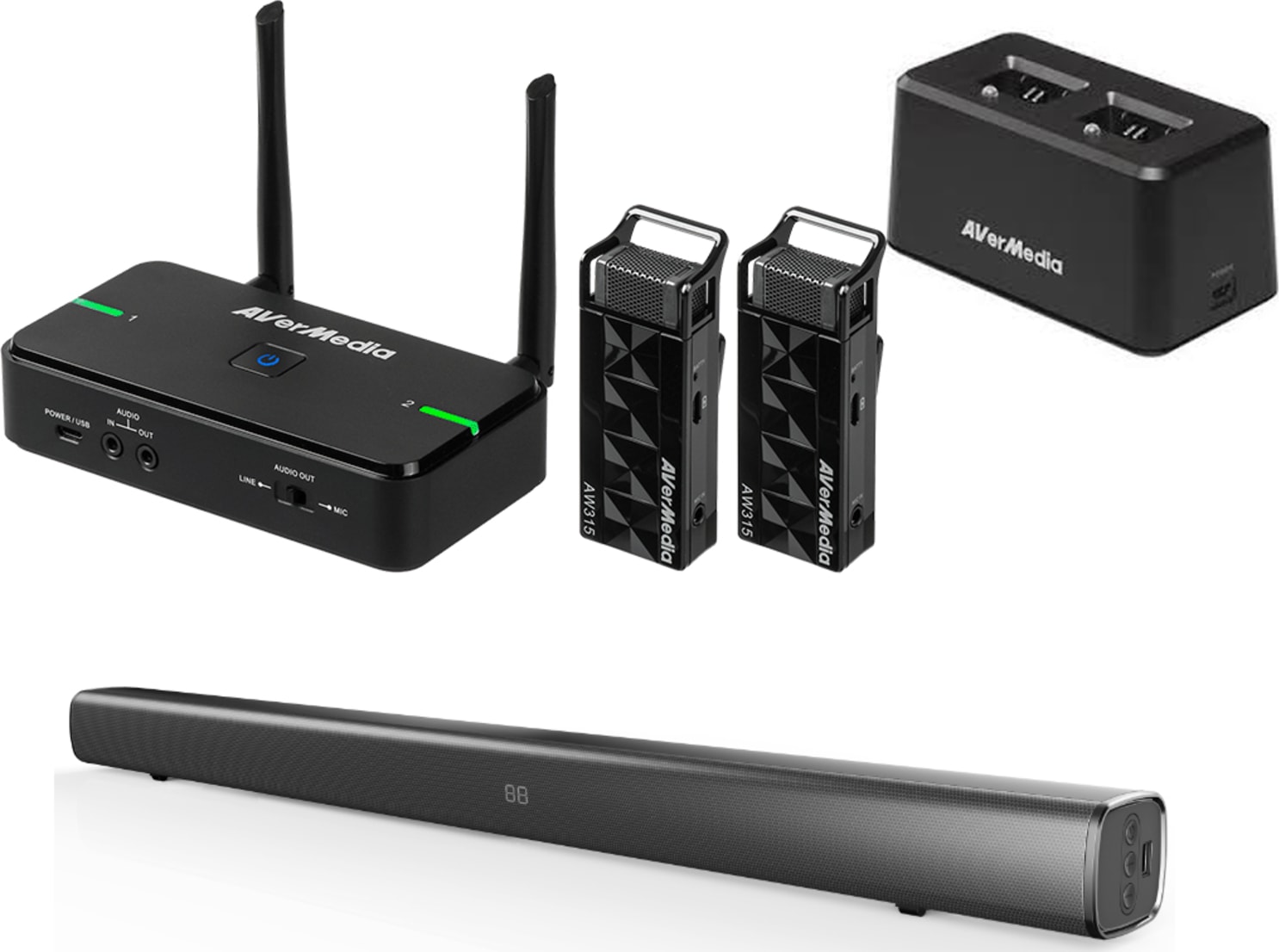 Avermedia Technologies AW315F-GS68C - Dual Wireless Teacher