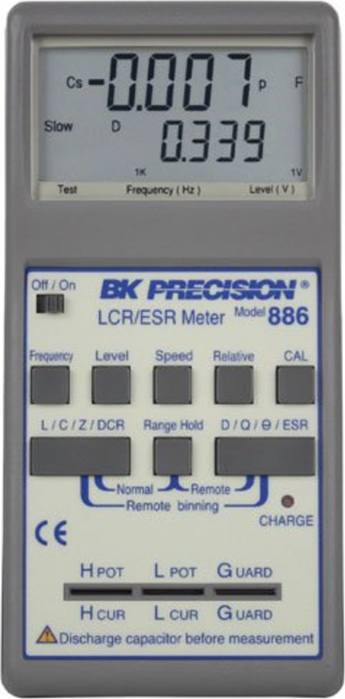 BK Precision 886 Synthesized In-Circuit LCR/ESR Meter with 100kHz Test Frequency