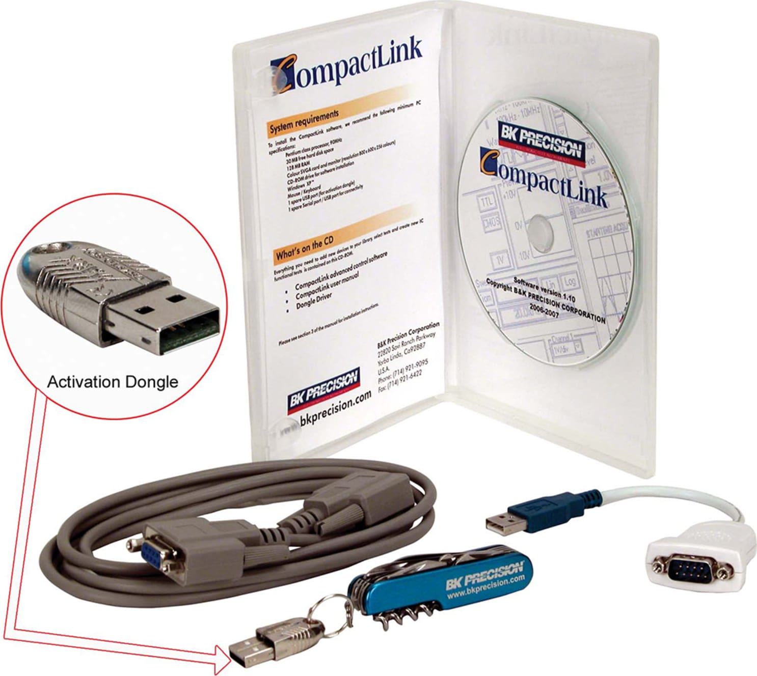 BK AK57X Interface Software with USB Dongle