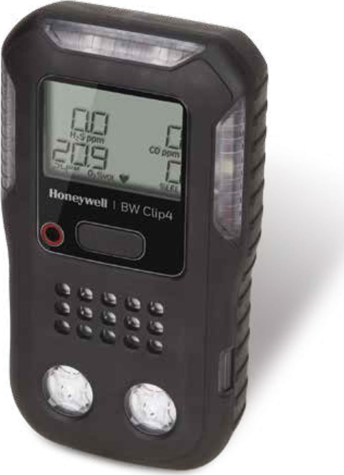 BW Clip4 Multi-Gas Portable Gas Detector, Black Housing
