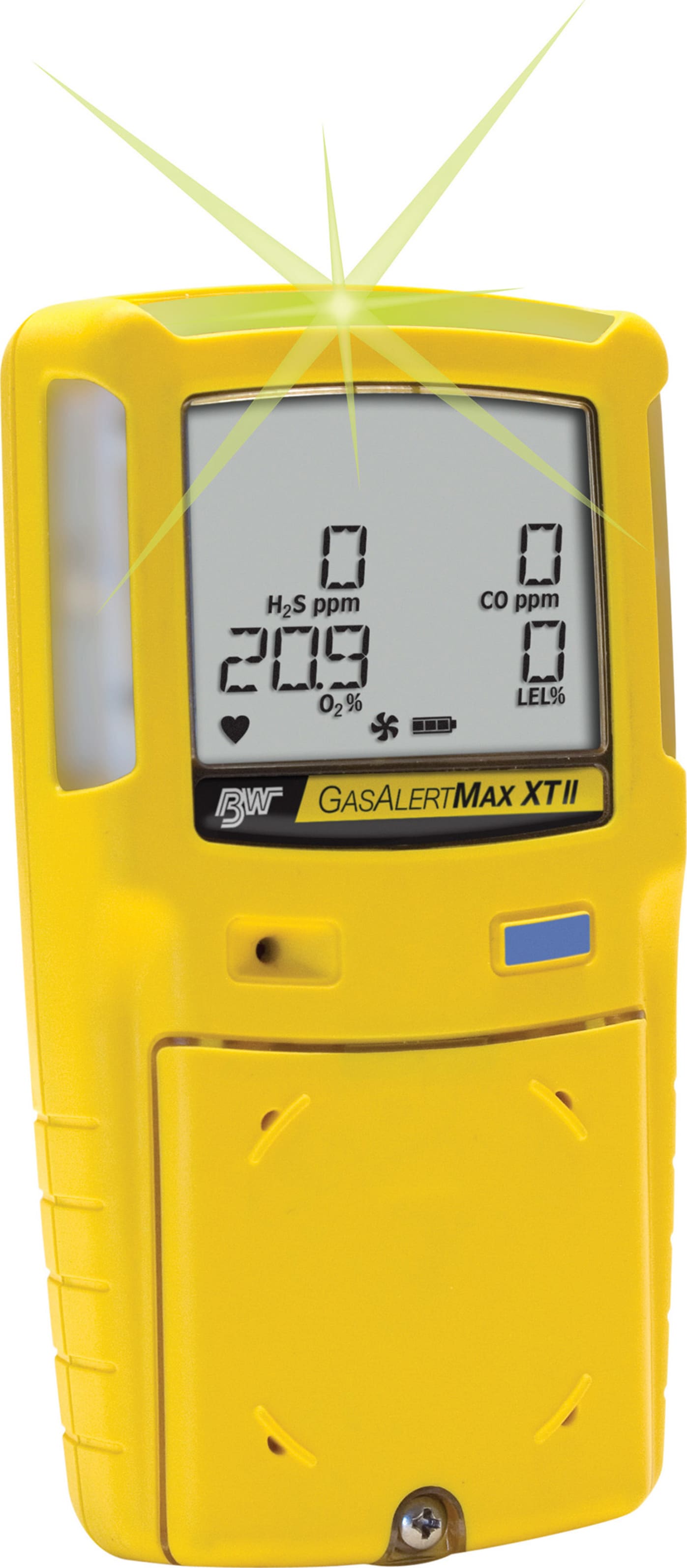 BW GasAlertMax XT II Right Facing with Flash