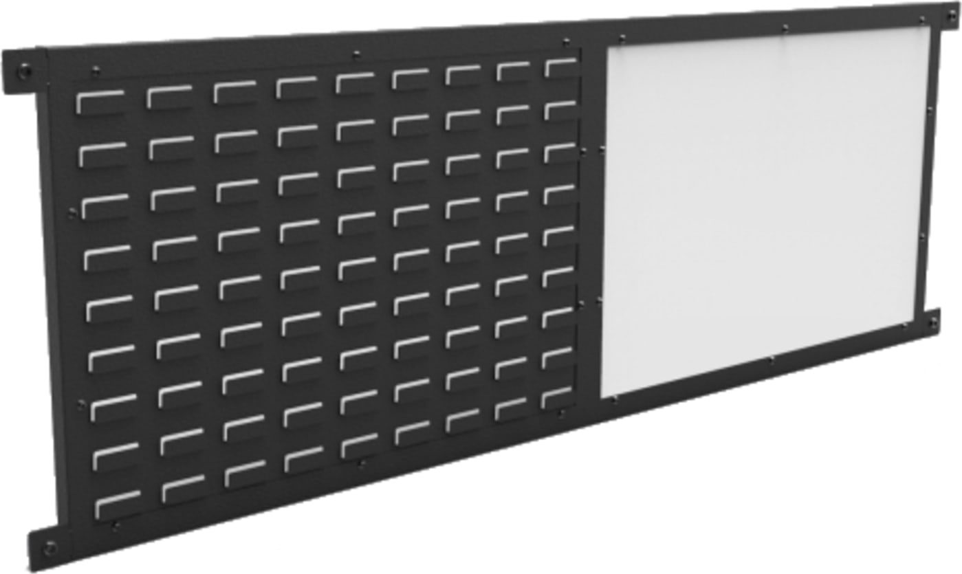 Production Basics 8785 - Bin Panel Enclosure/Magnetic Dry Erase Board ...